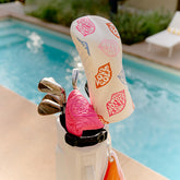 EMBOSSED LOVE G LEATHER DRIVER HEADCOVER