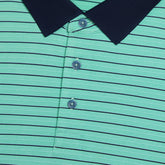 HERRINGBONE STRIPE TECH JERSEY POLO