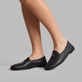 METAL TEES LEATHER FLEX LOAFER