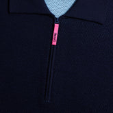 1/4 ZIP SHORT SLEEVE SWEATER POLO