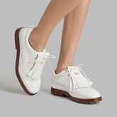 LTD RELEASE GALLIVANTER CROC-EMBOSSED LEATHER LUXE SOLE GOLF SHOE