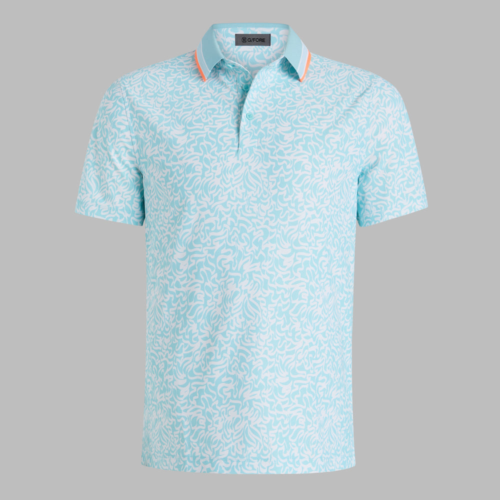 SCRIBBLE TECH JERSEY POLO