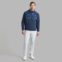 HYBRID 1/4 ZIP HOODED PULLOVER