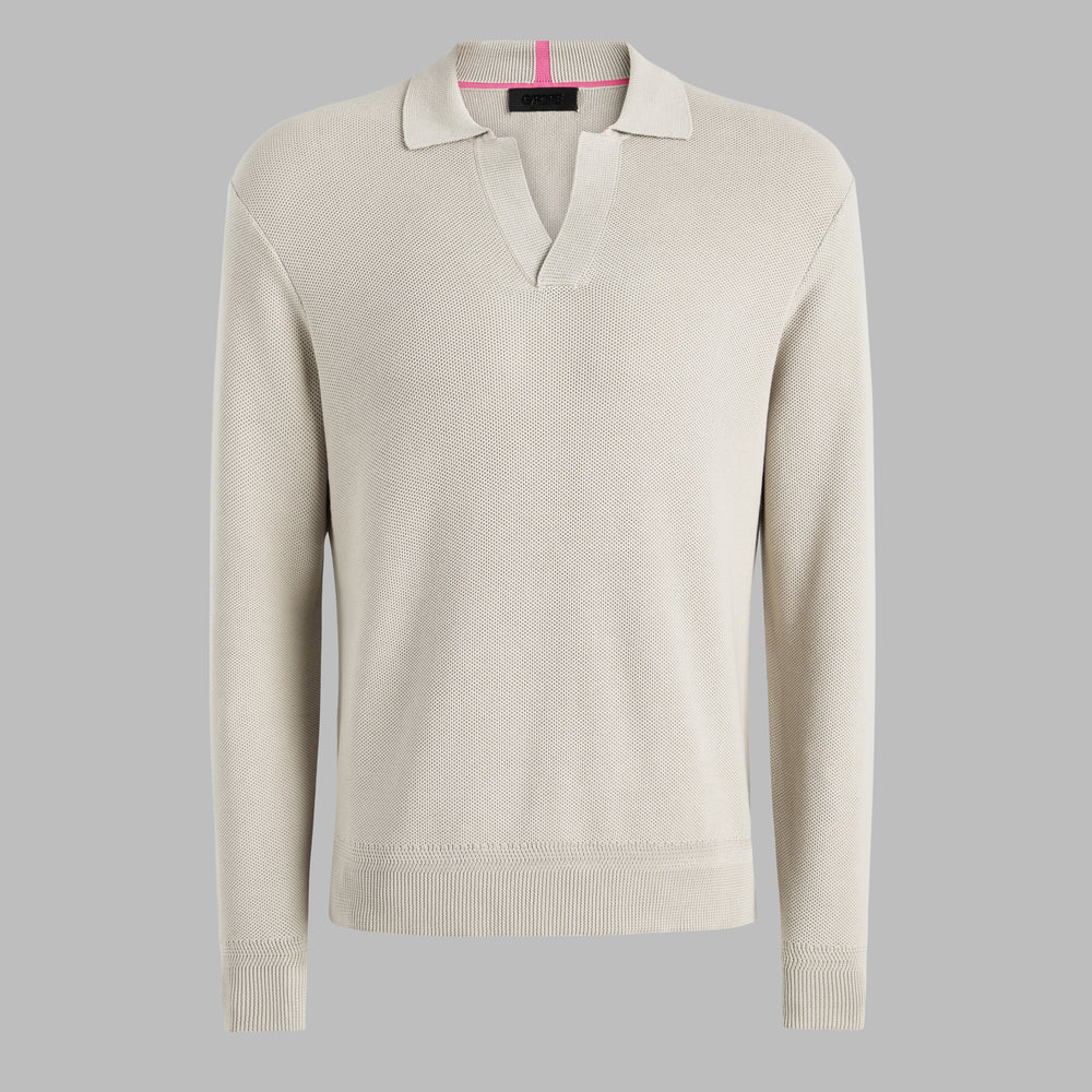 JOHNNY COLLAR COOLING COTTON SWEATER POLO
