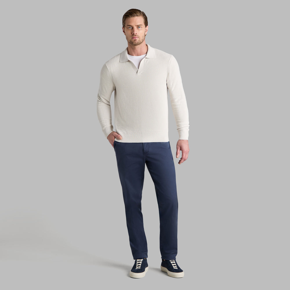 JOHNNY COLLAR COOLING COTTON SWEATER POLO