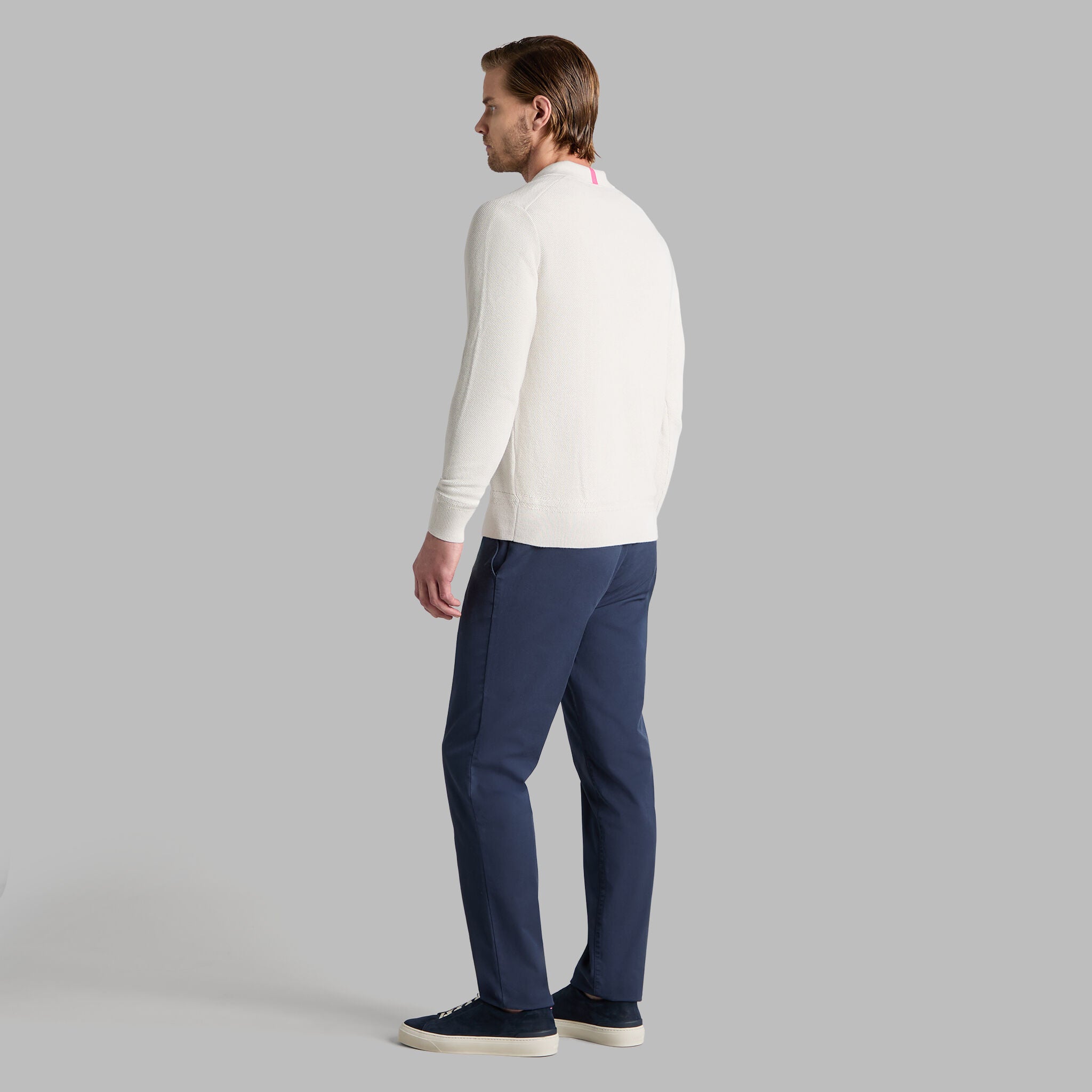 JOHNNY COLLAR COOLING COTTON SWEATER POLO