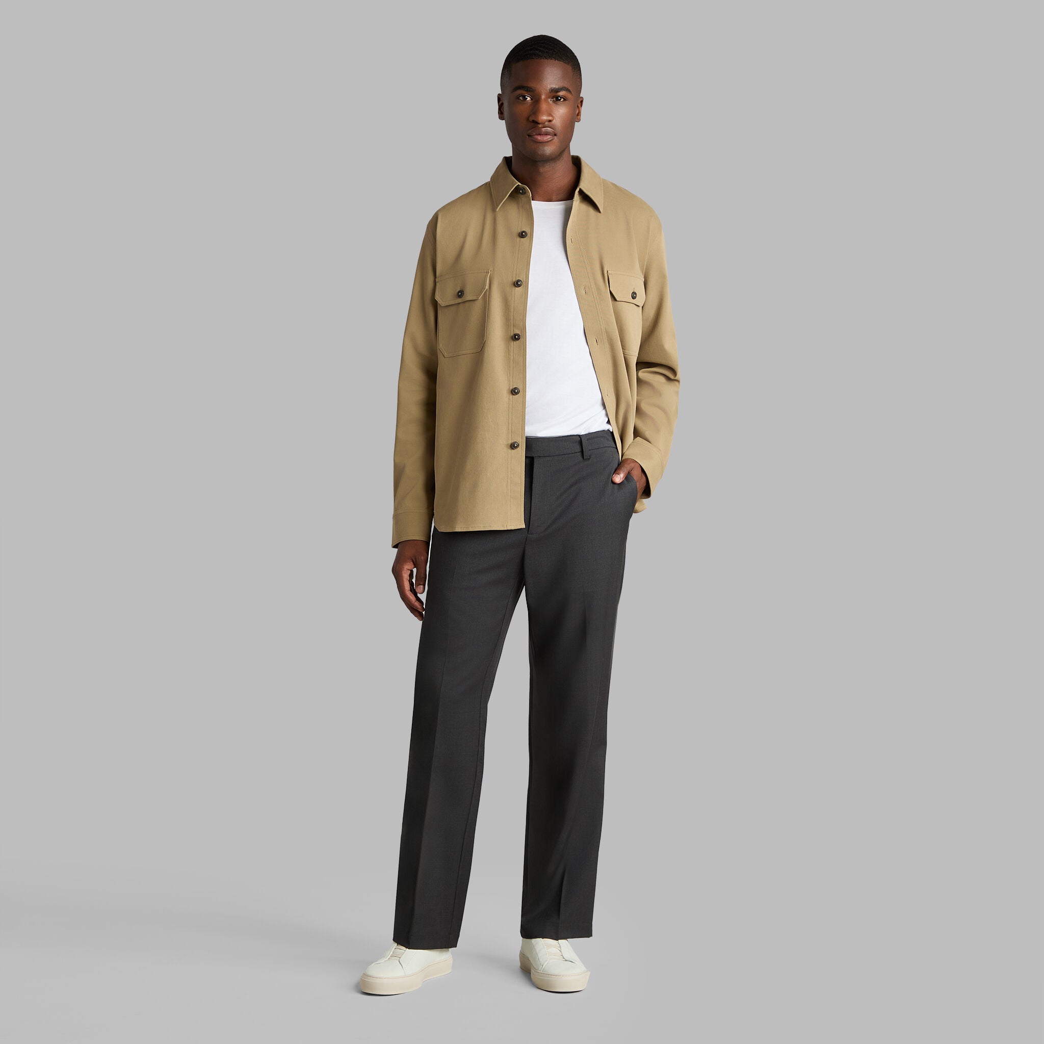 LTD RELEASE STRETCH DRILL OVERSHIRT