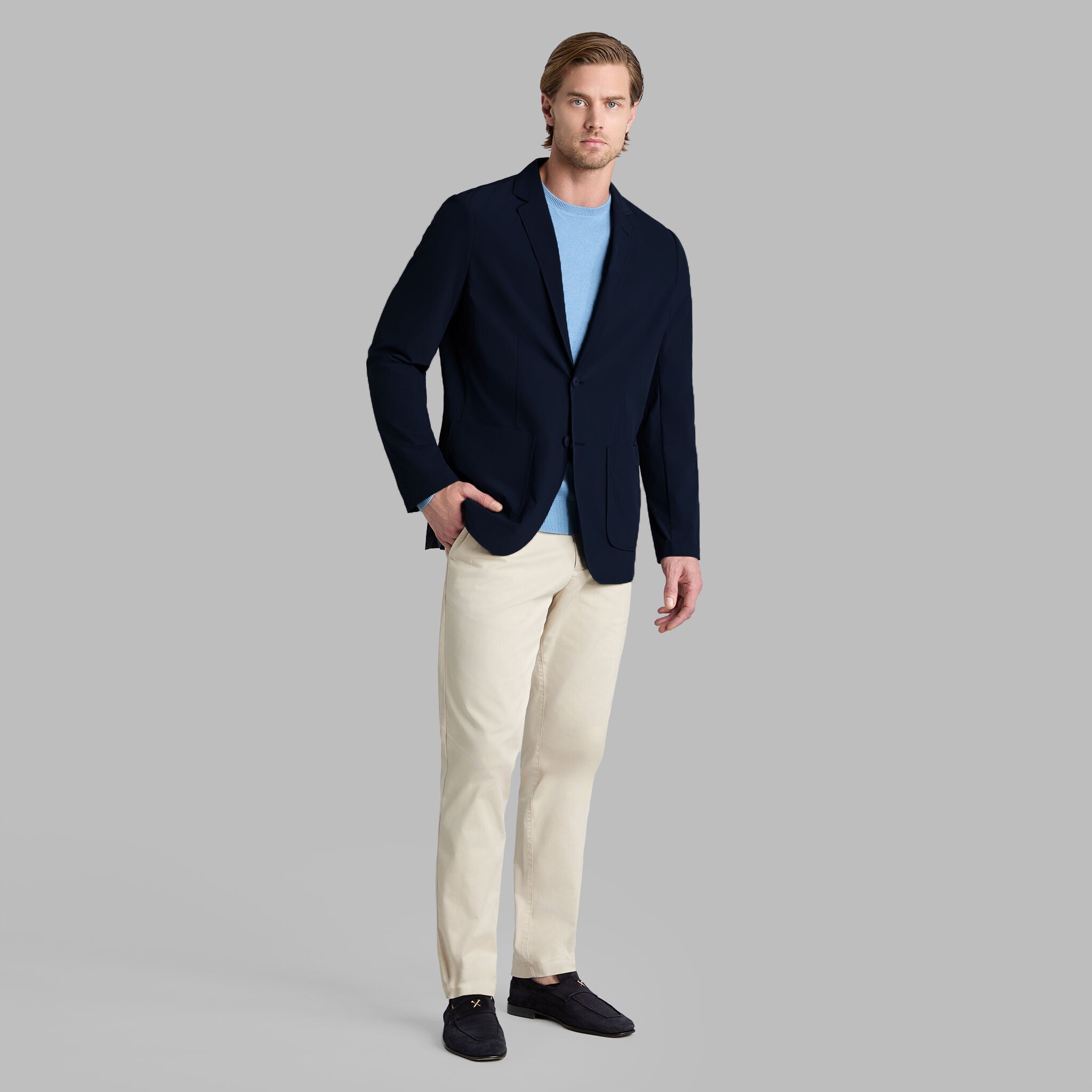 COMPACT STRETCH TRAVEL BLAZER