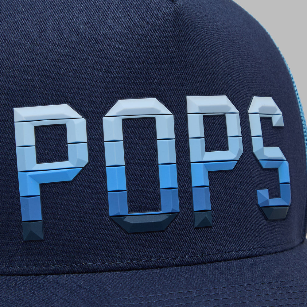 POPS GRADIENT TALL TRUCKER HAT