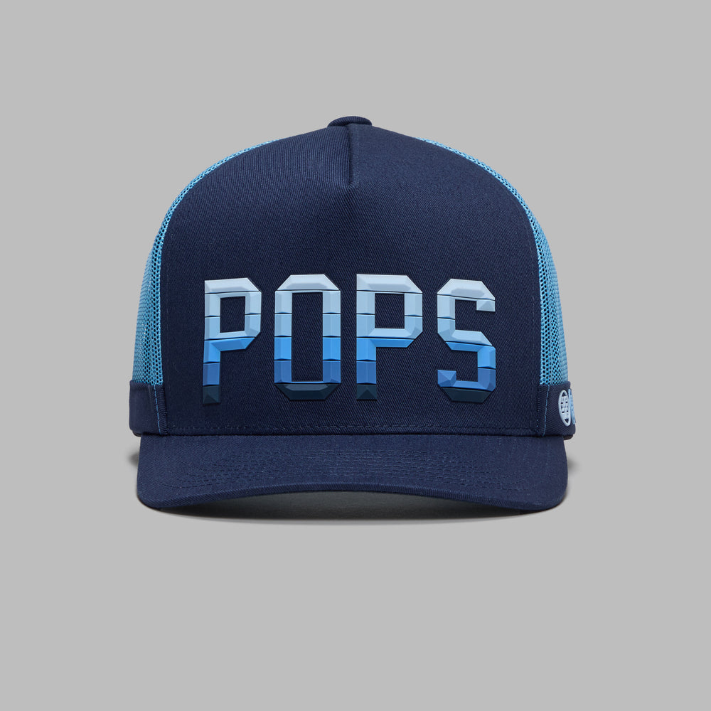 POPS GRADIENT TALL TRUCKER HAT