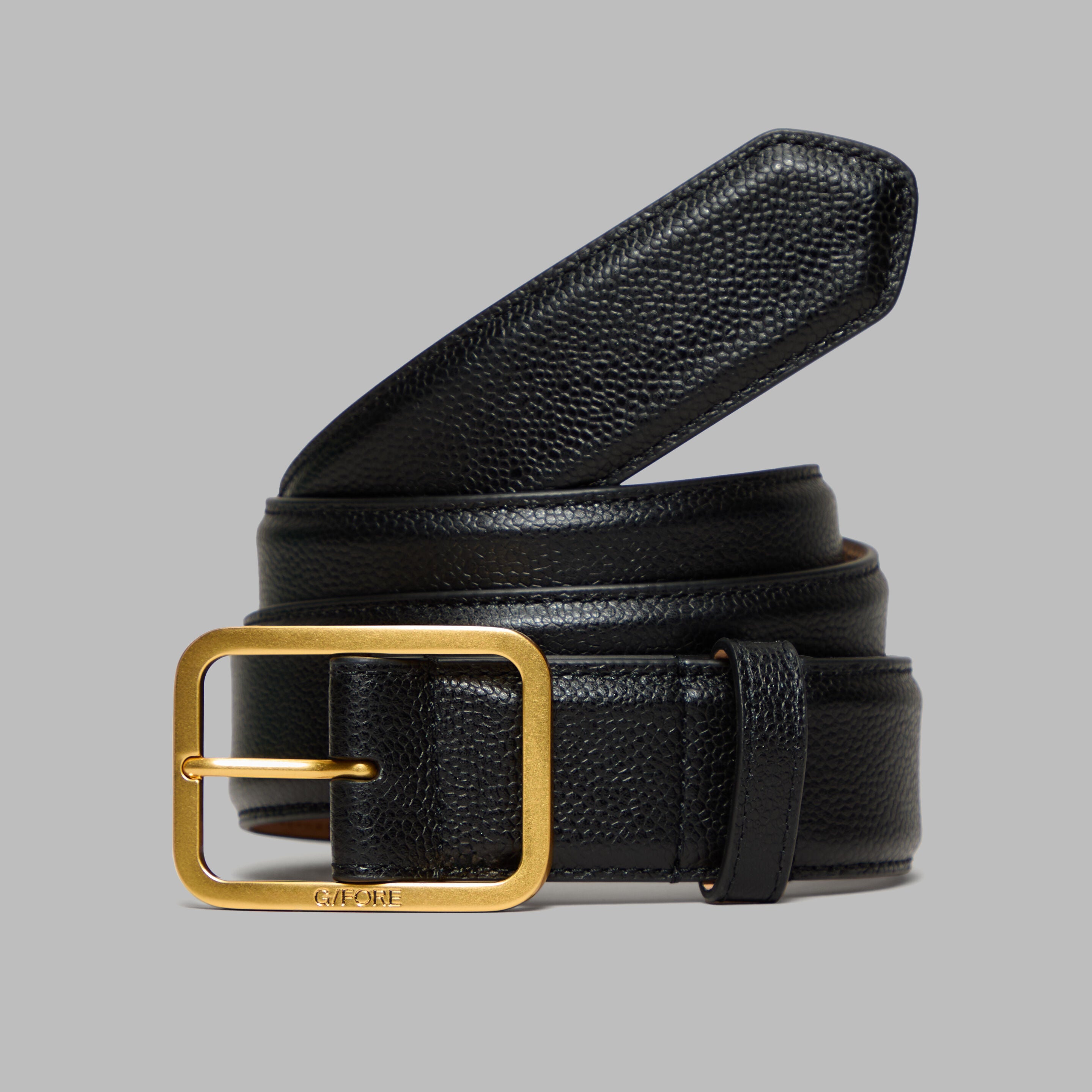 LUXE PEBBLE LEATHER BELT