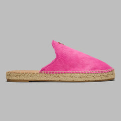 METAL TEES PONY HAIR ESPADRILLE