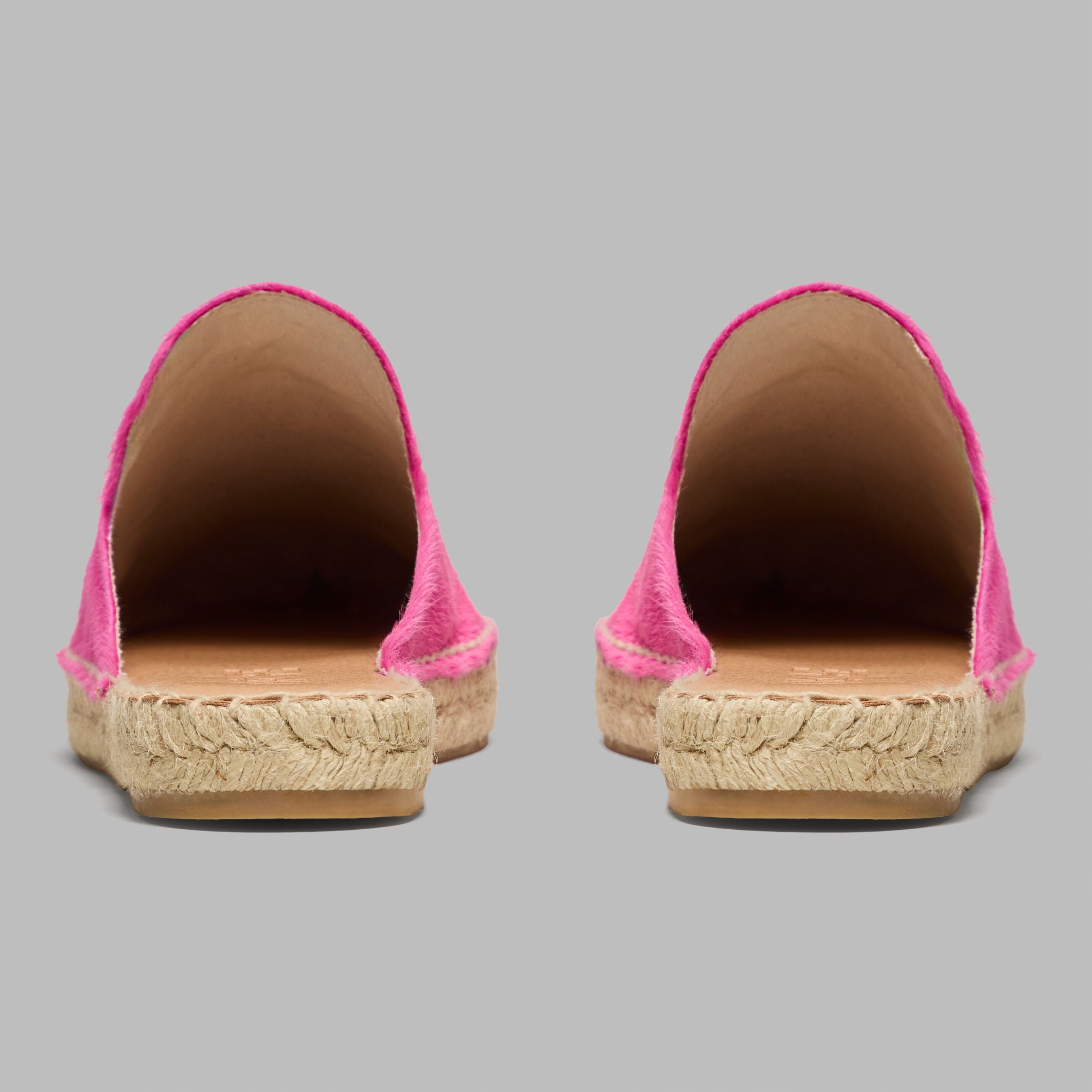 METAL TEES PONY HAIR ESPADRILLE