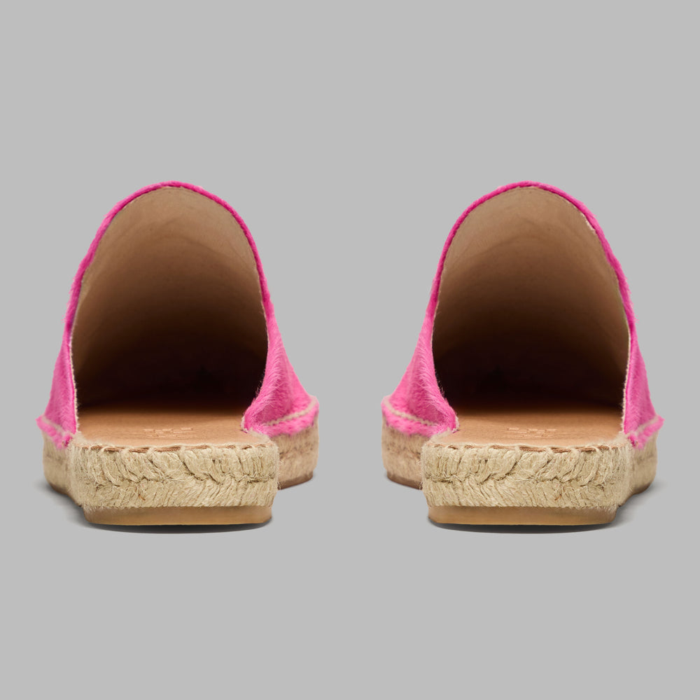 METAL TEES PONY HAIR ESPADRILLE