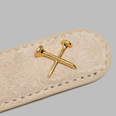 METAL TEES SUEDE BELT