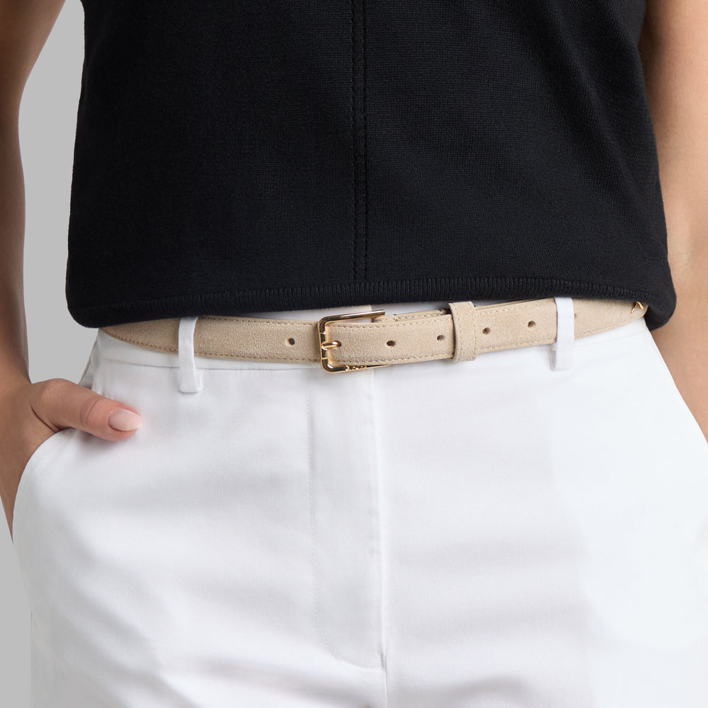 METAL TEES SUEDE BELT
