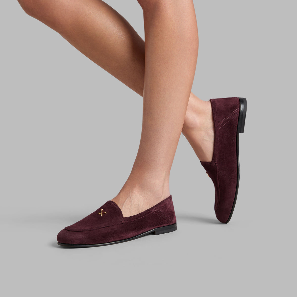 METAL TEES SUEDE FLEX LOAFER
