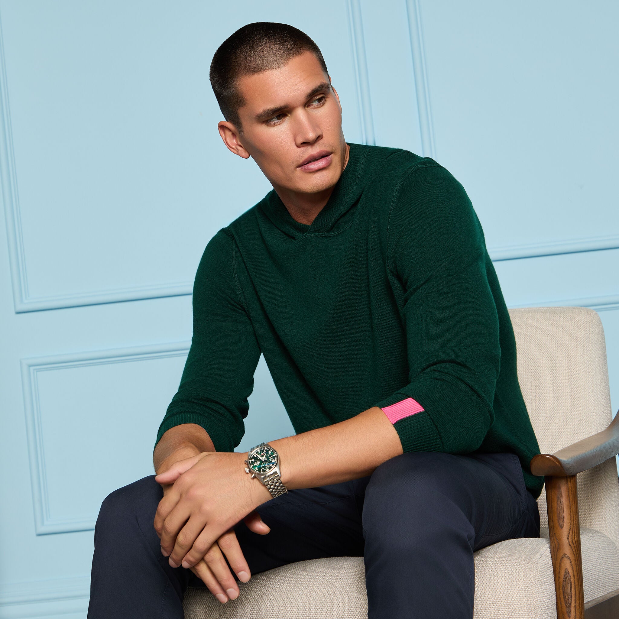 CASHMERE HOODED SWEATER