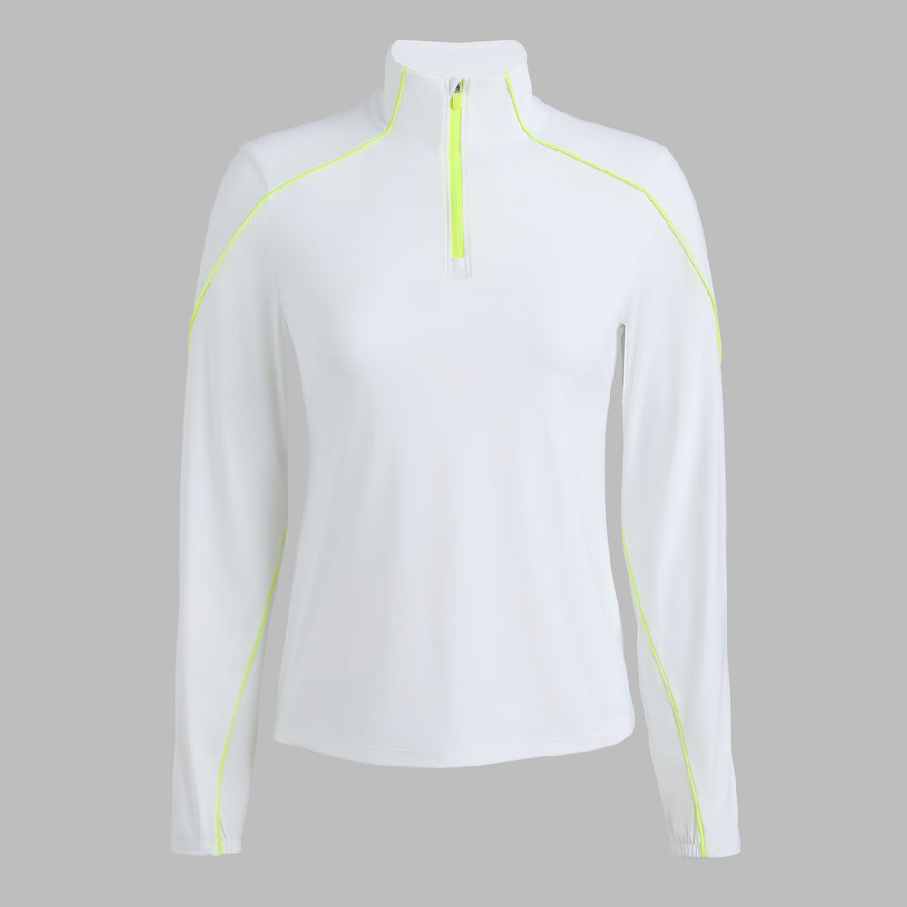 SUN SHIELD SILKY TECH NYLON QUARTER ZIP PULLOVER