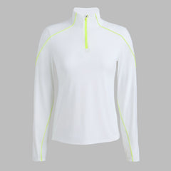 SUN SHIELD SILKY TECH NYLON QUARTER ZIP PULLOVER