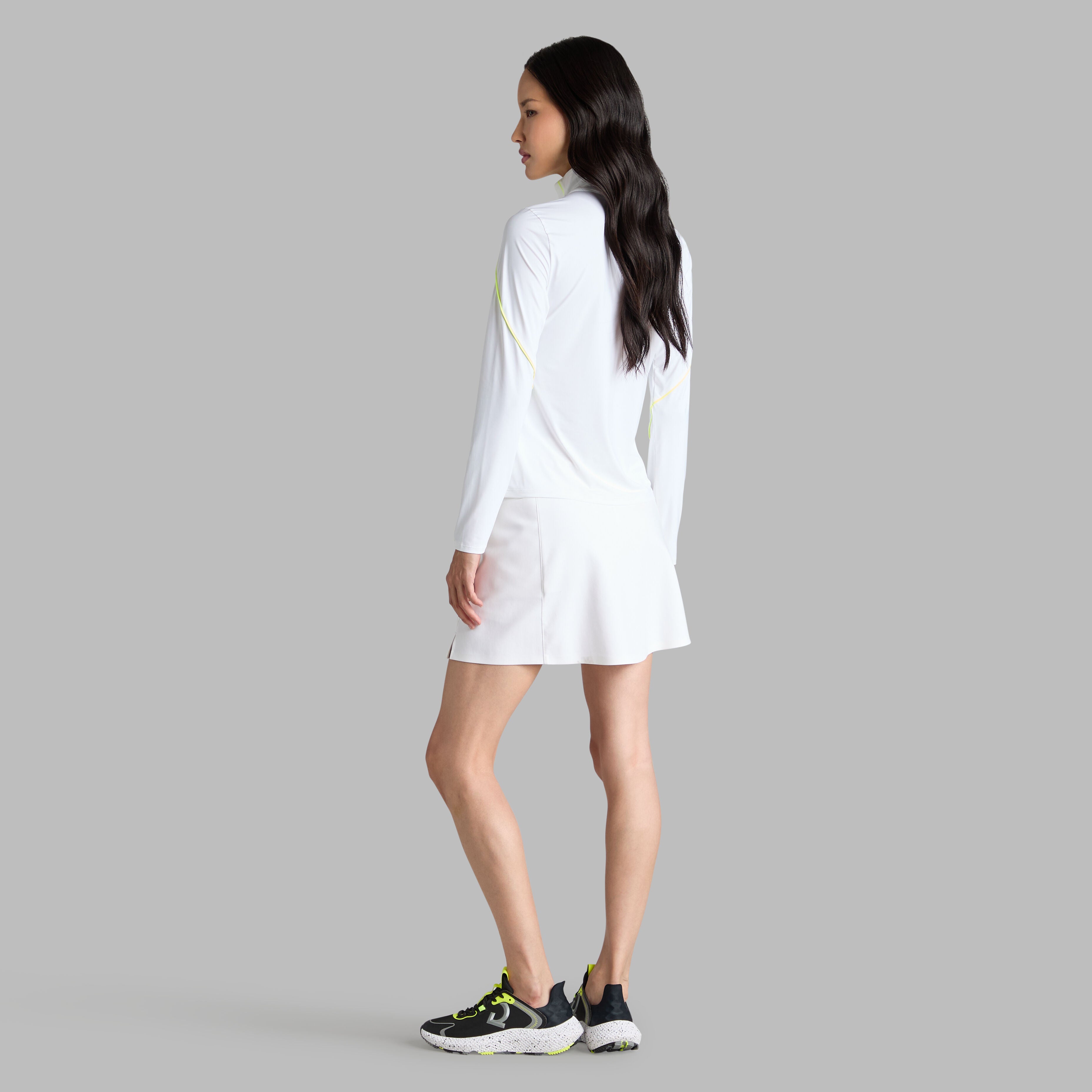 SUN SHIELD SILKY TECH NYLON QUARTER ZIP PULLOVER