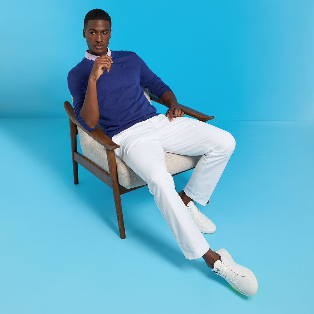 G SCRIBE VERSE V NECK CASHMERE SWEATER