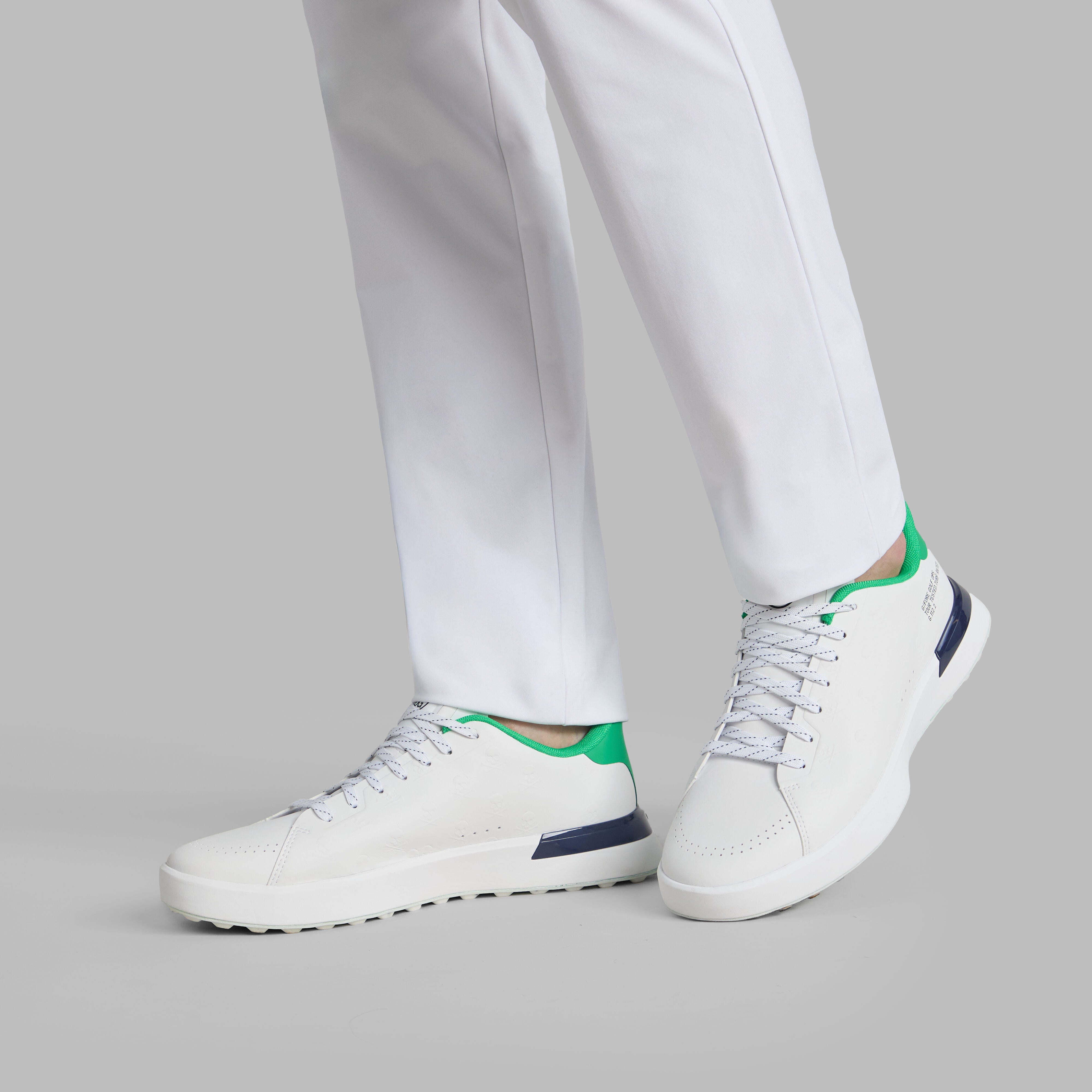G.112 EMBOSSED SKULL & TEES GOLF SHOE