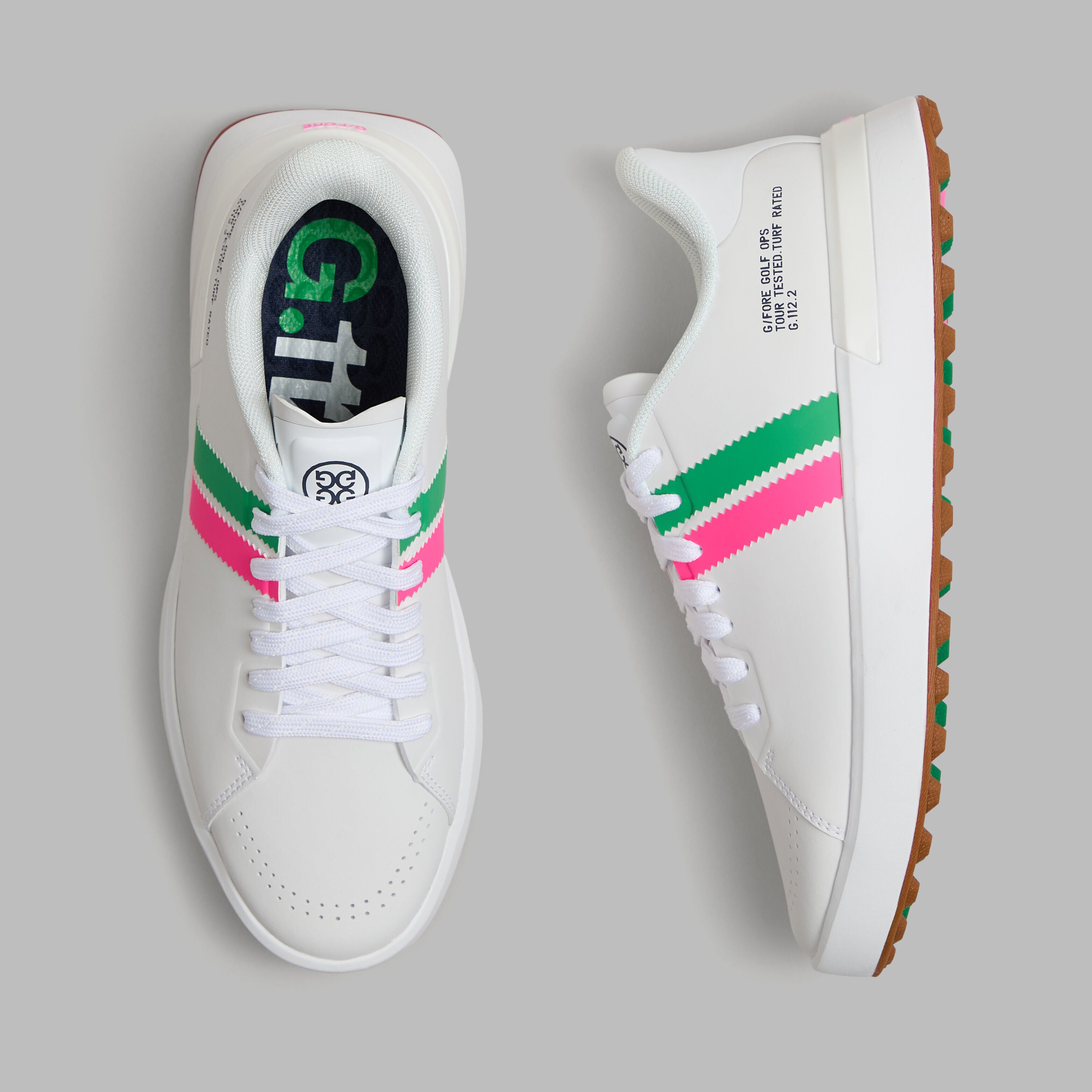 G.112 STRIPE KILTIE GOLF SHOE