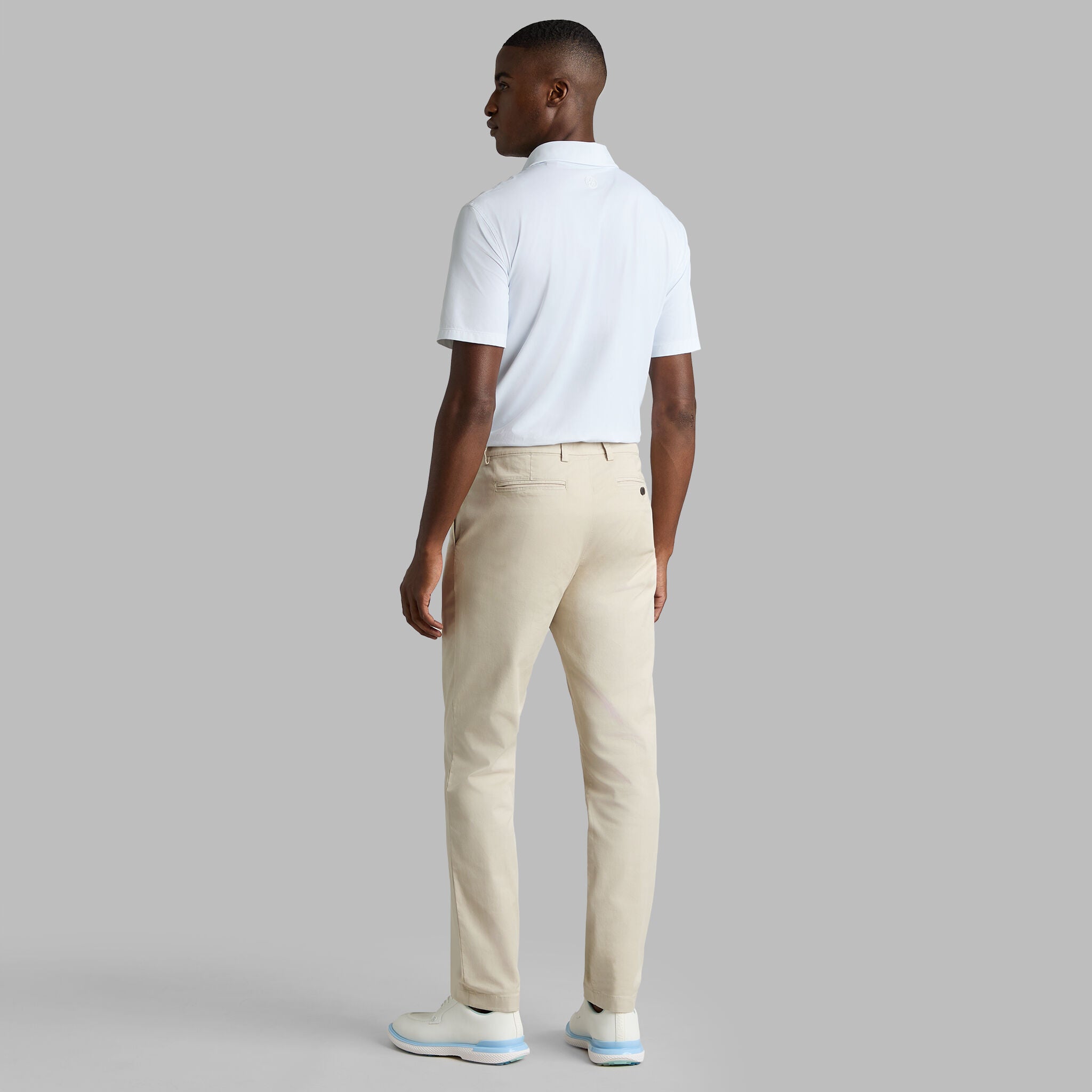FINE STRETCH JACQUARD POLO