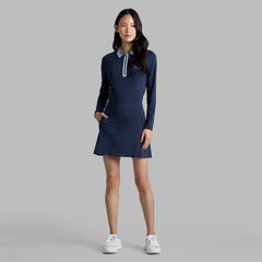 LTD RELEASE 2026 U.S. OPEN SILKY TECH NYLON QUARTER ZIP POLO