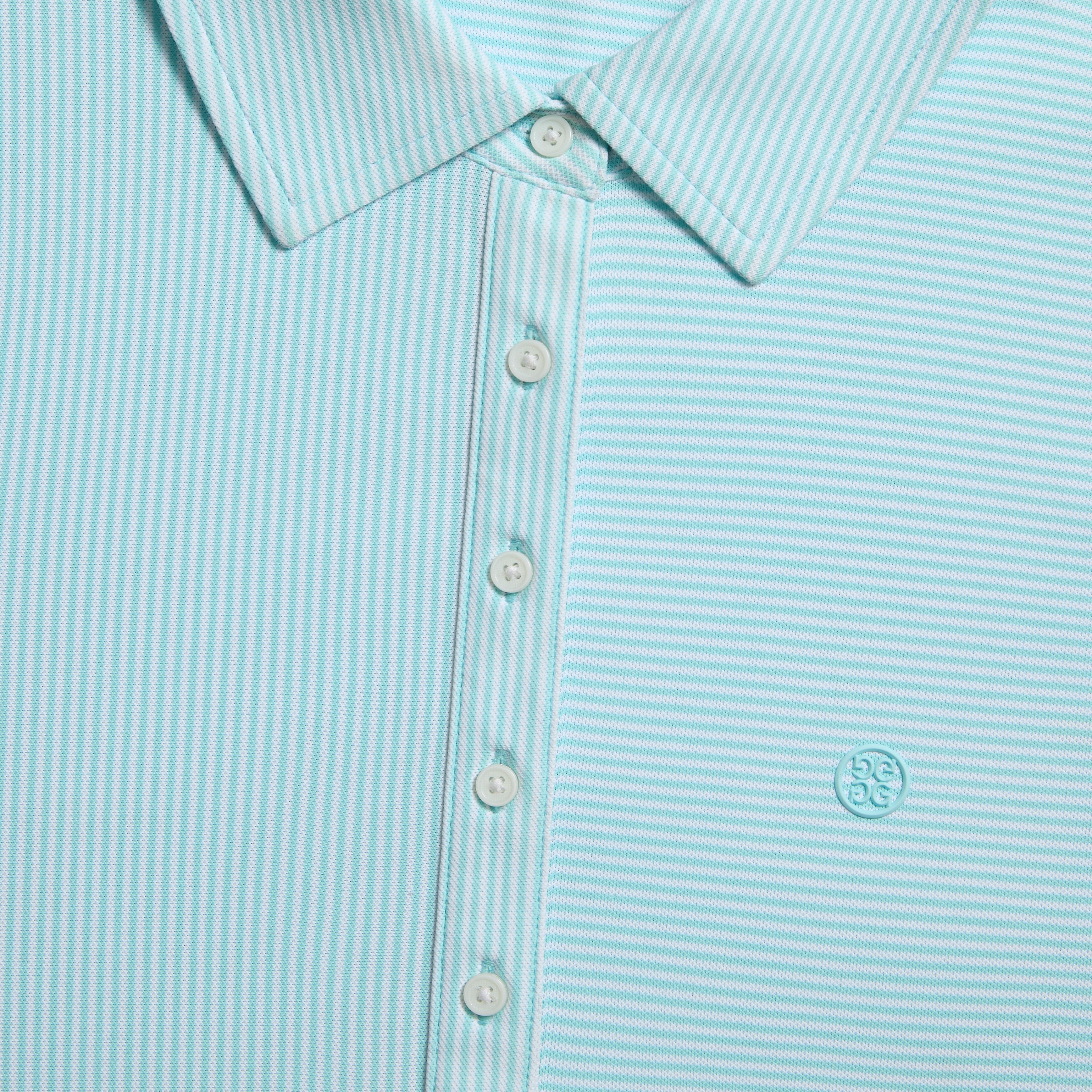 FEEDER STRIPE TECH PIQUÉ SLEEVELESS POLO