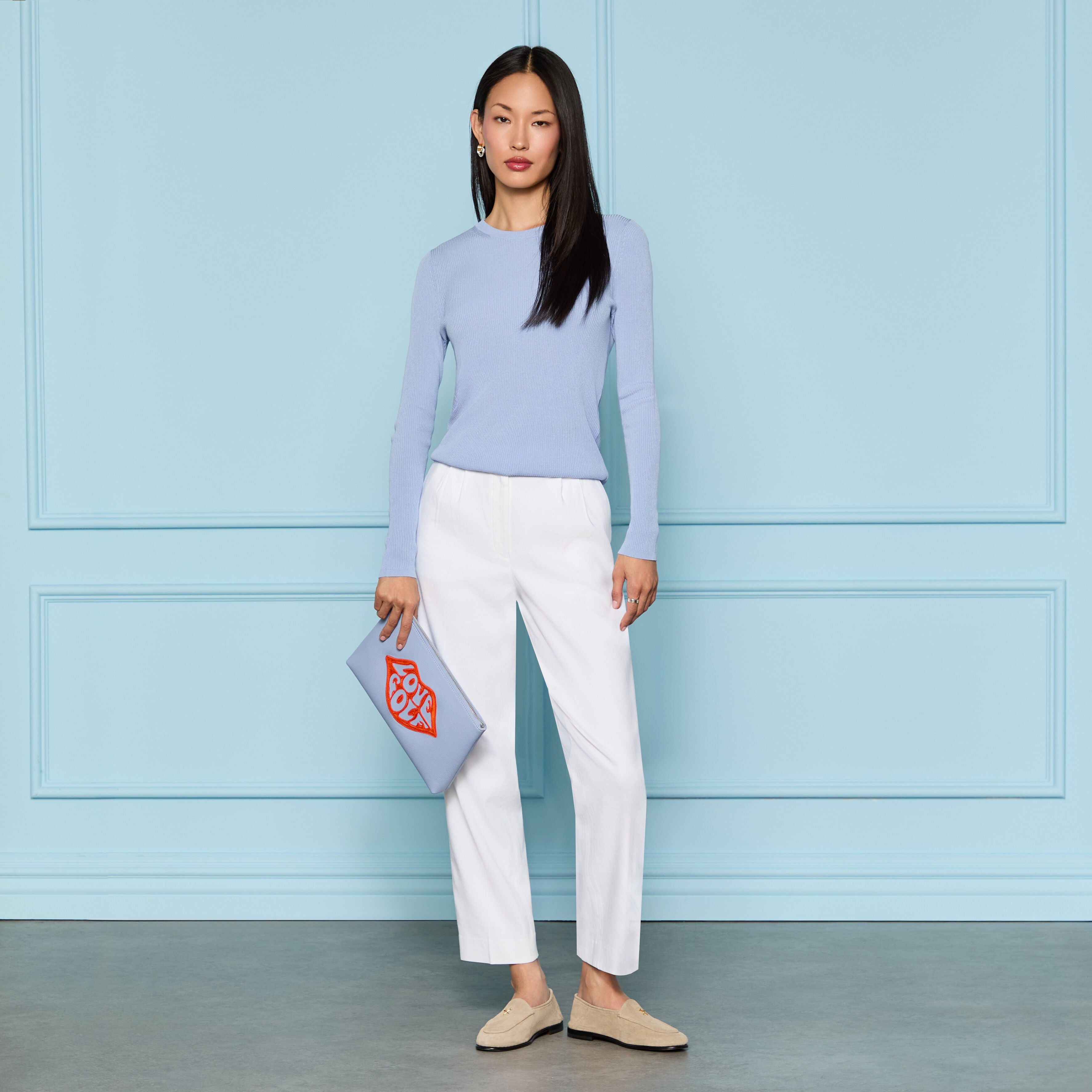 LTD RELEASE LINEN CROPPED PLEATED TROUSER