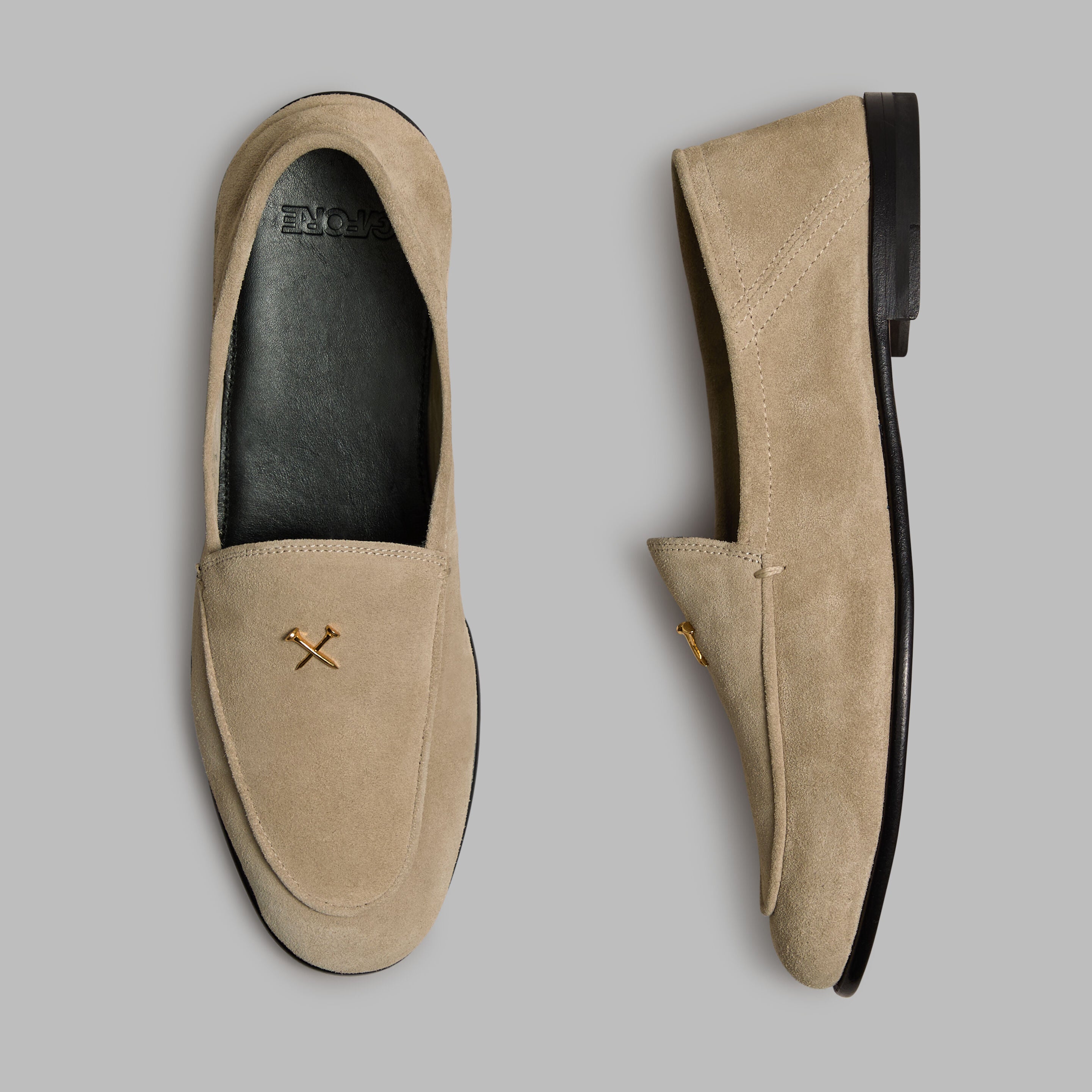 METAL TEES SUEDE FLEX LOAFER
