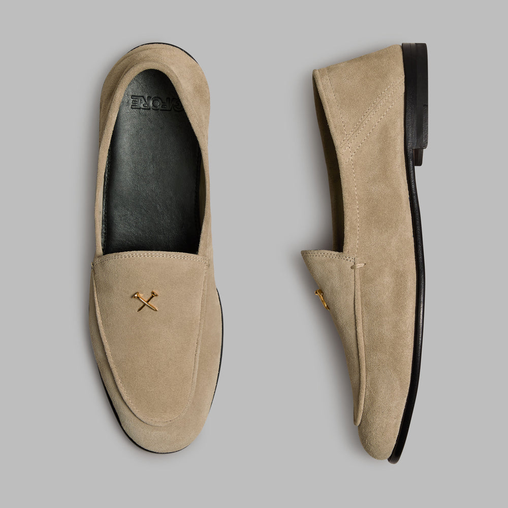 METAL TEES SUEDE FLEX LOAFER