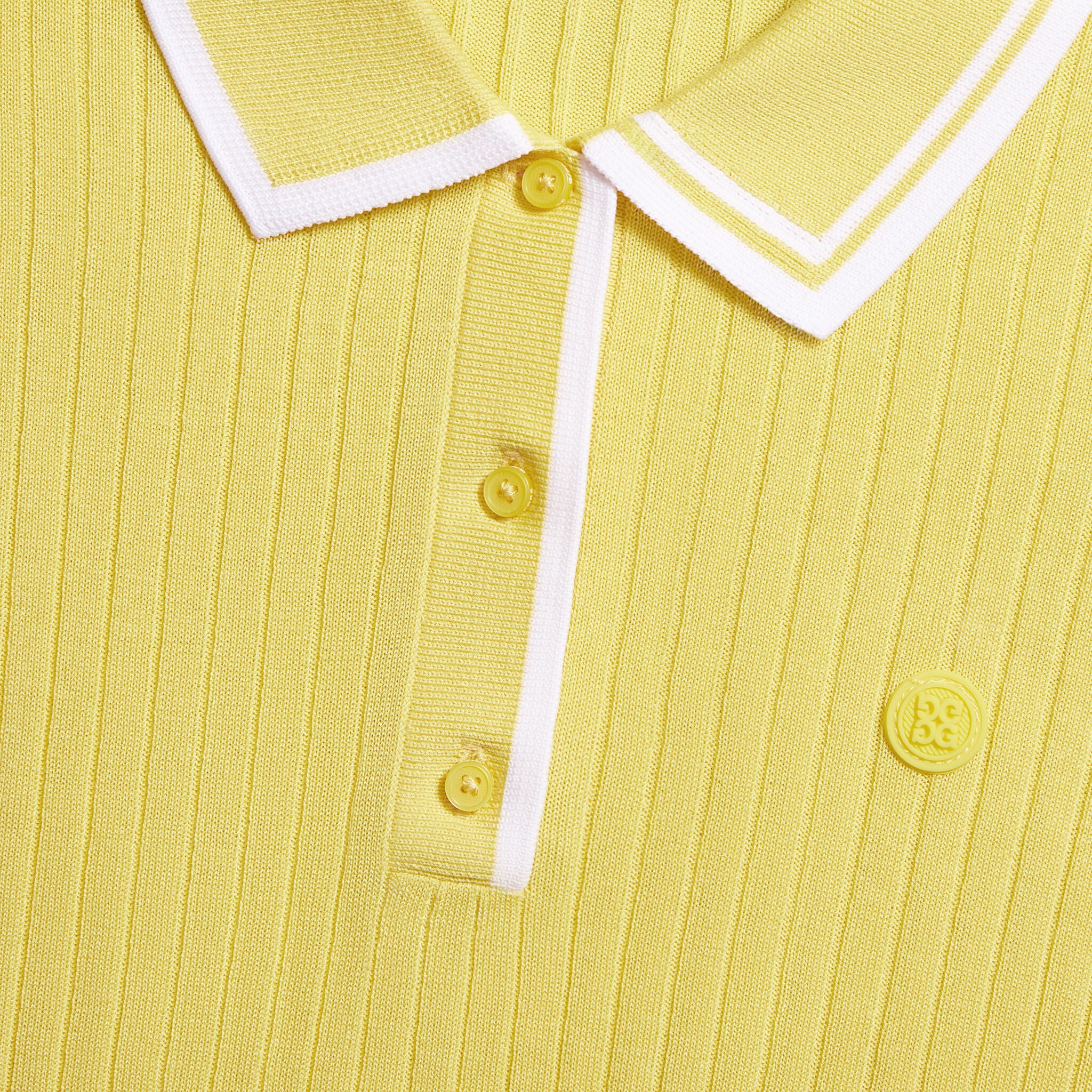 RIBBED KNIT SWEATER POLO
