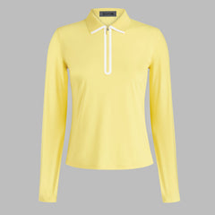 SILKY TECH NYLON LONG SLEEVE 1/4 ZIP POLO