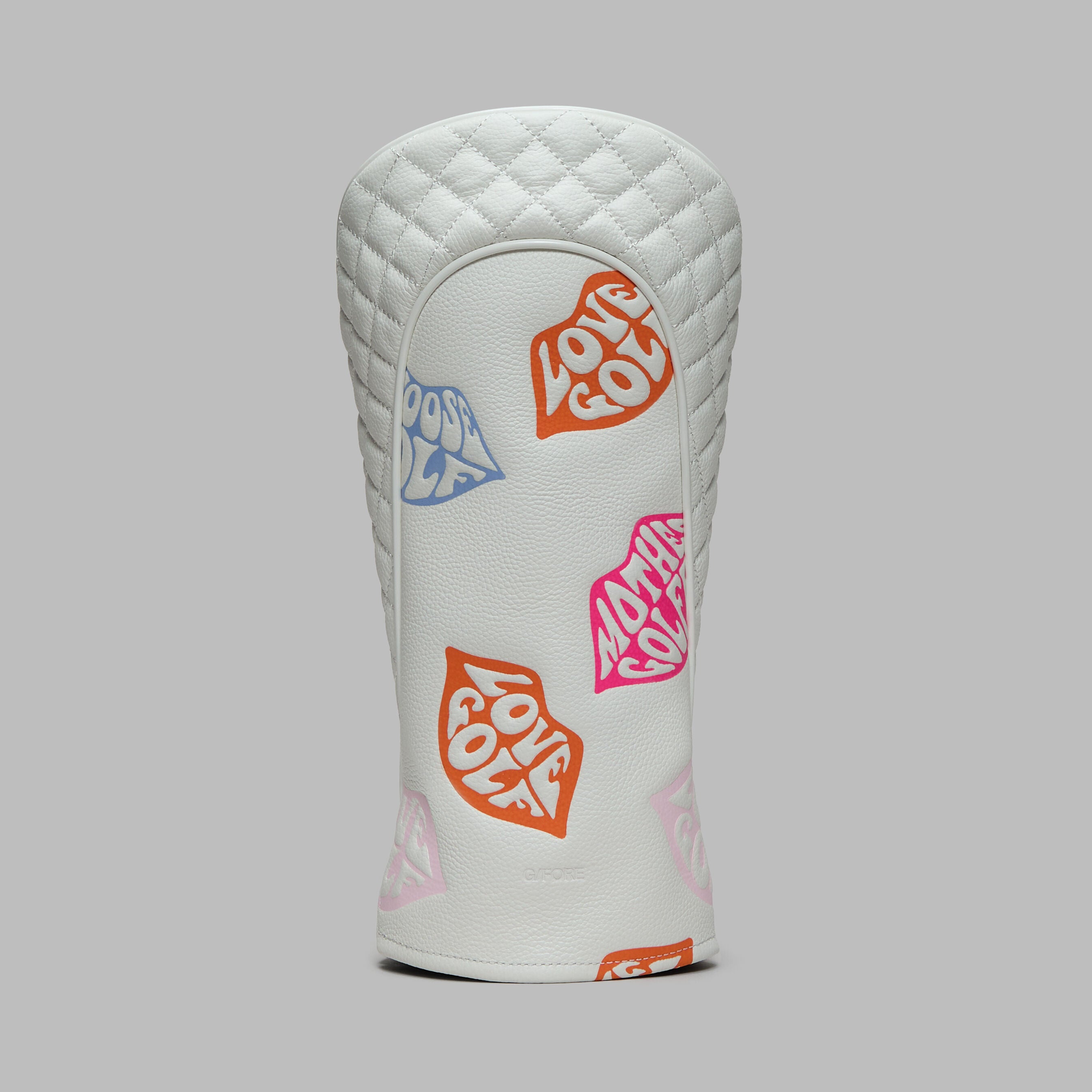 EMBOSSED LOVE G LEATHER DRIVER HEADCOVER