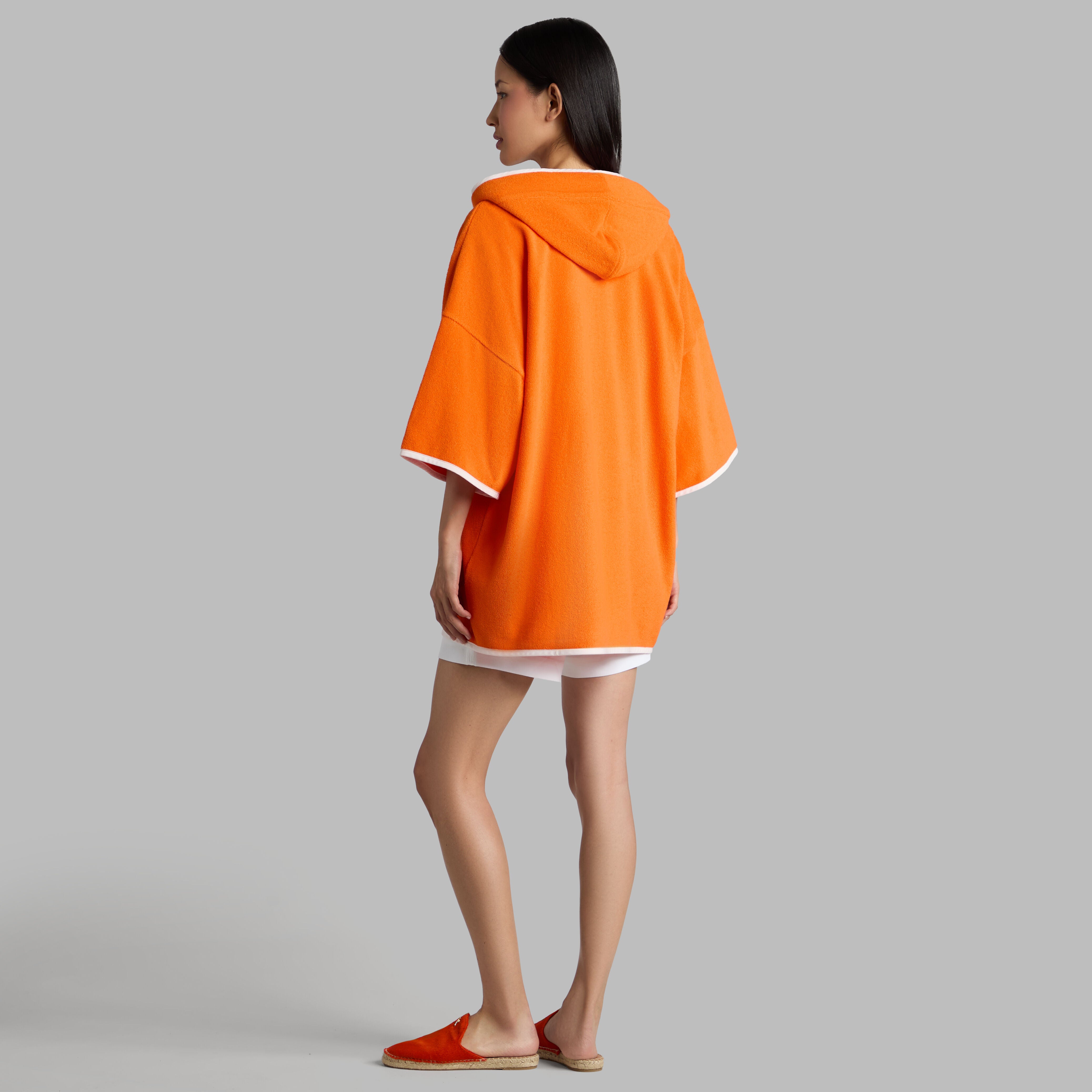 COTTON TERRY BEACH PONCHO