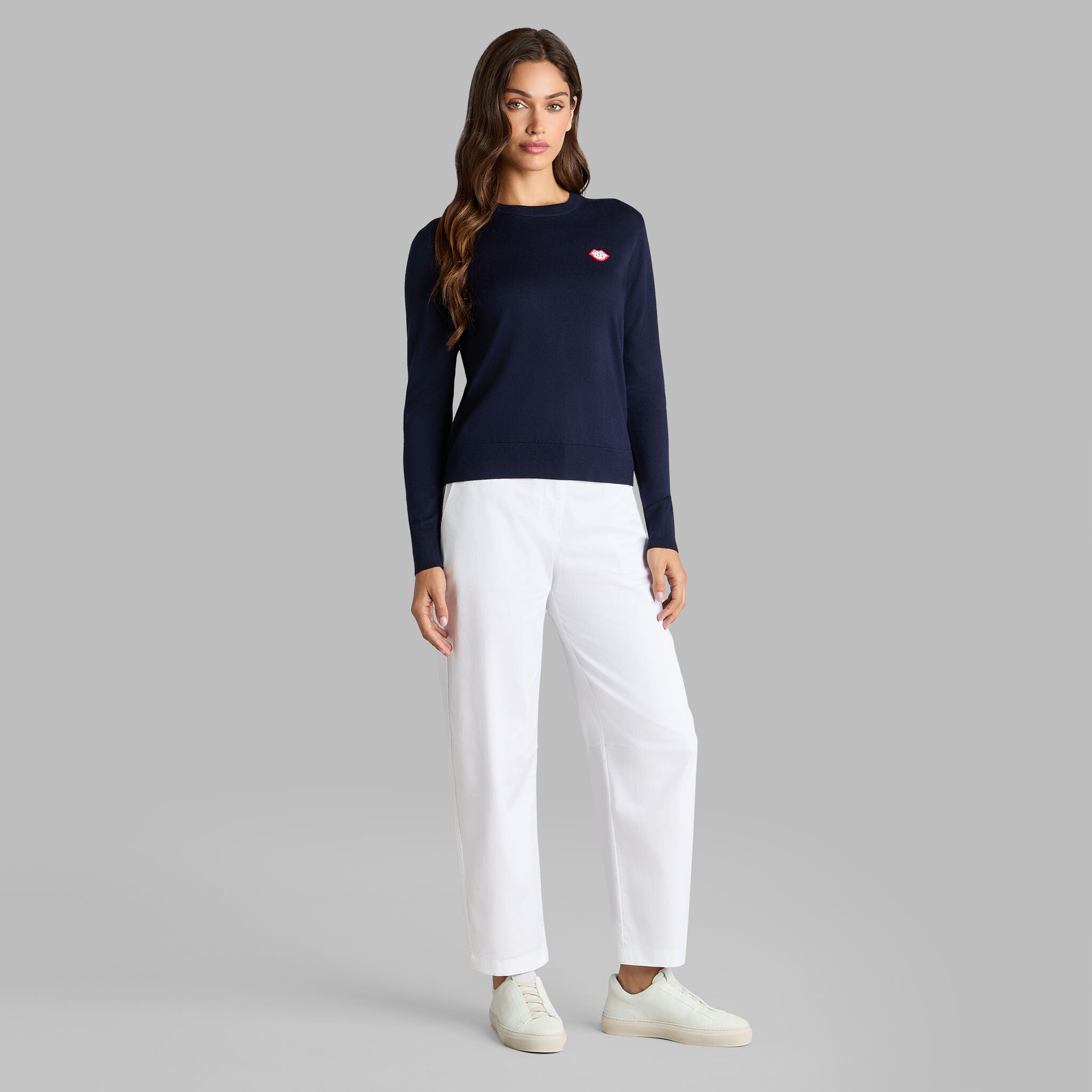 LOVE GOLF MERINO WOOL CREWNECK SWEATER