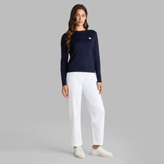 LOVE GOLF MERINO WOOL CREWNECK SWEATER