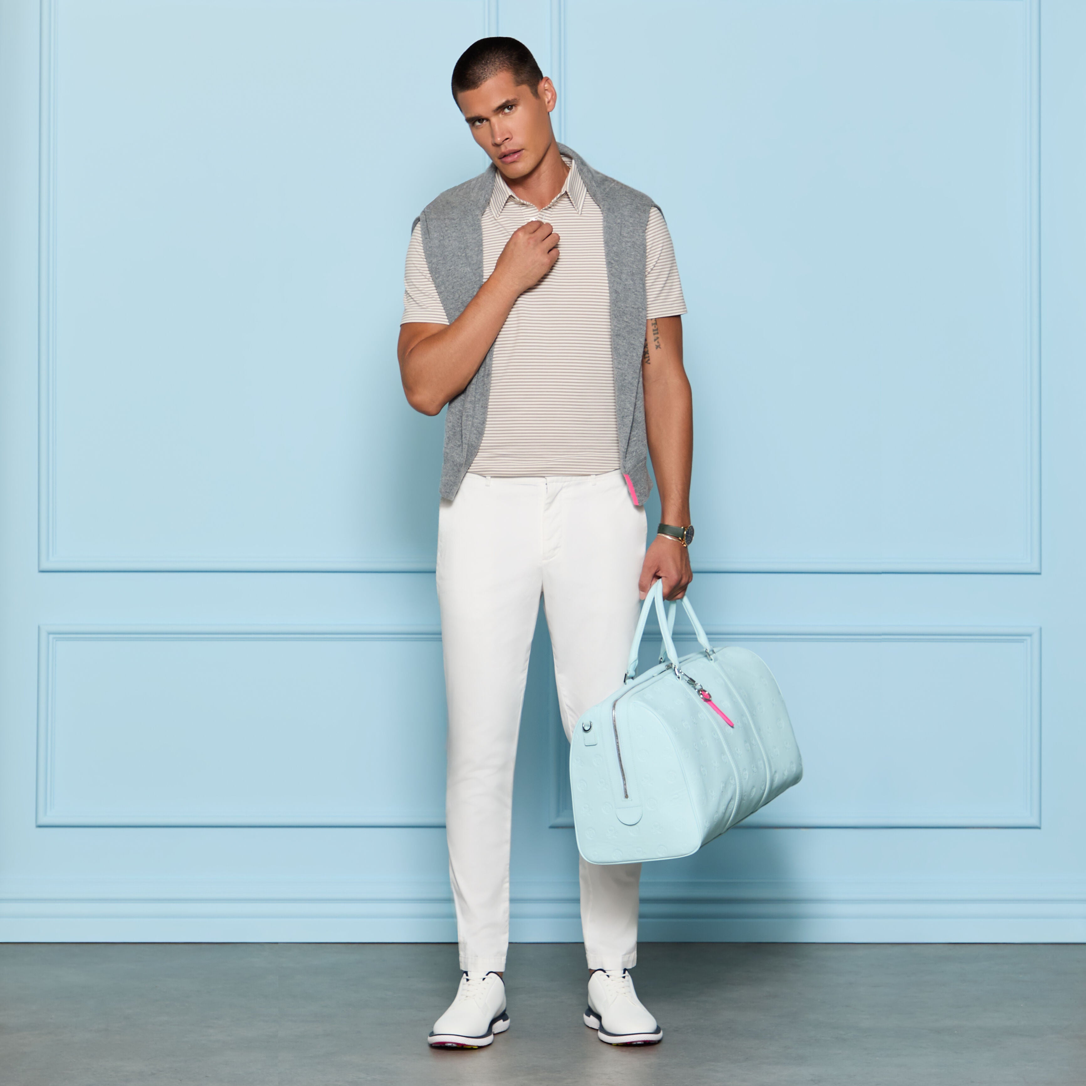 ALL PLAY COTTON STRETCH STRAIGHT LEG TROUSER