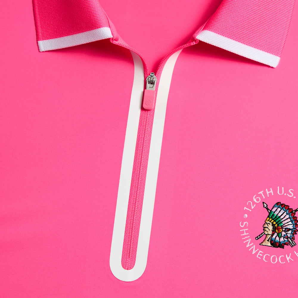 2026 U.S. OPEN SOFT TECH JERSEY LONG SLEEVE ZIP POLO