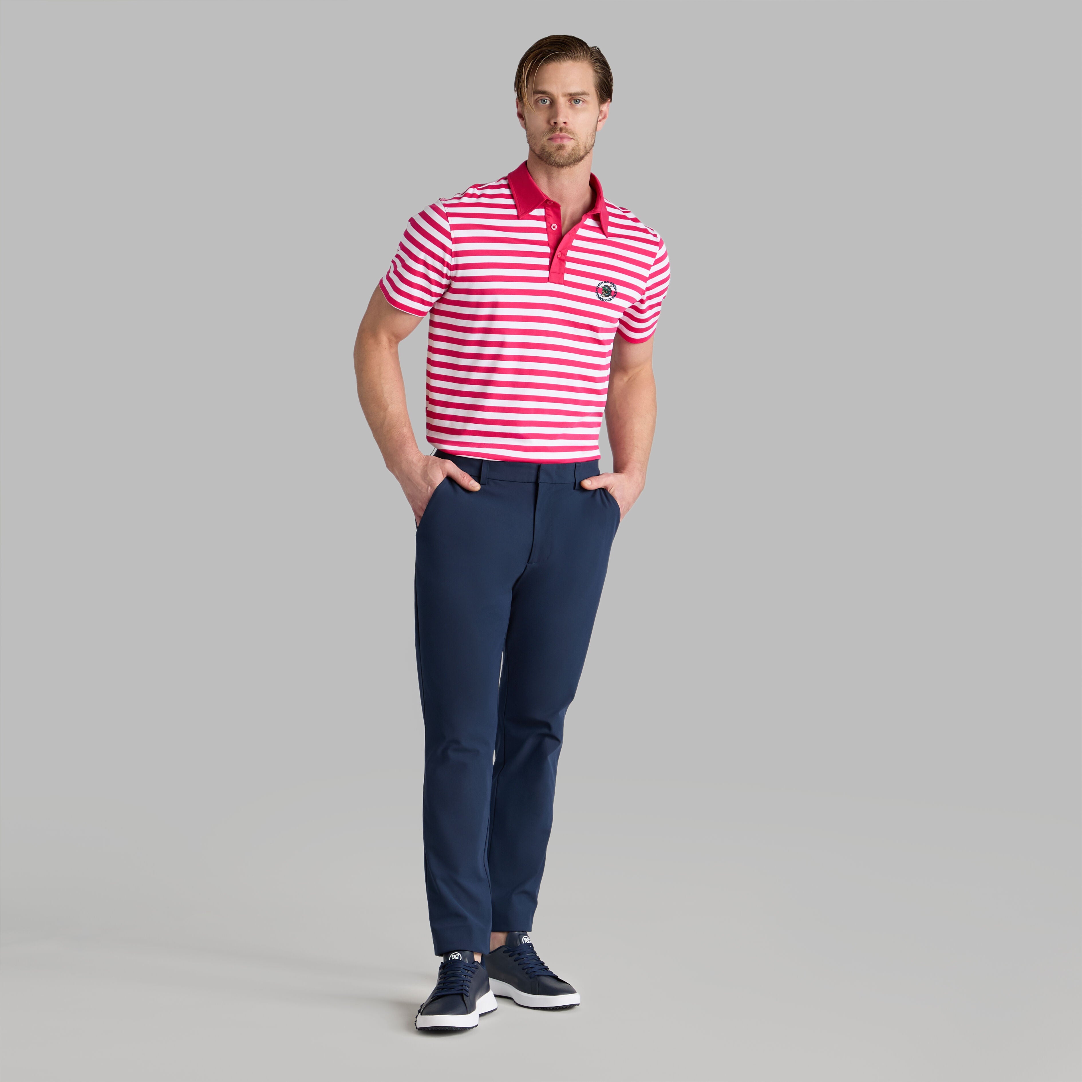 LTD RELEASE 2026 U.S. OPEN BRETON STRIPE COTTON POLO