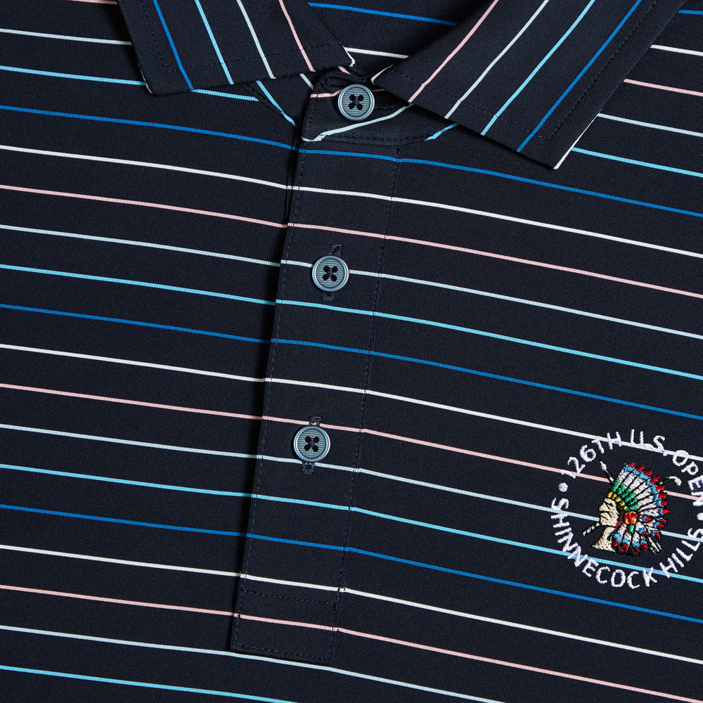 2026 U.S. OPEN MULTI STRIPE TECH JERSEY POLO