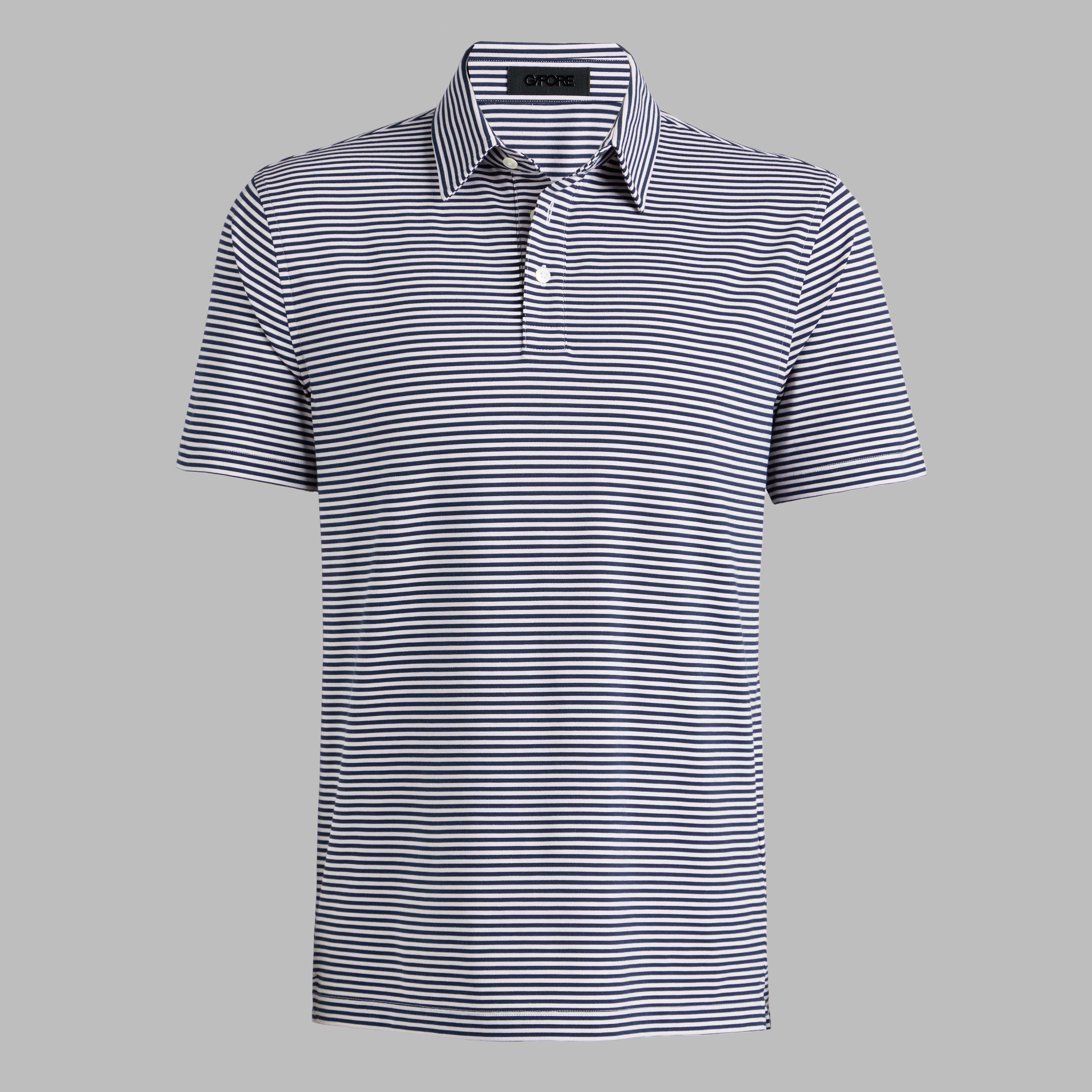 ALL PLAY STRIPE STRETCH KNIT POLO
