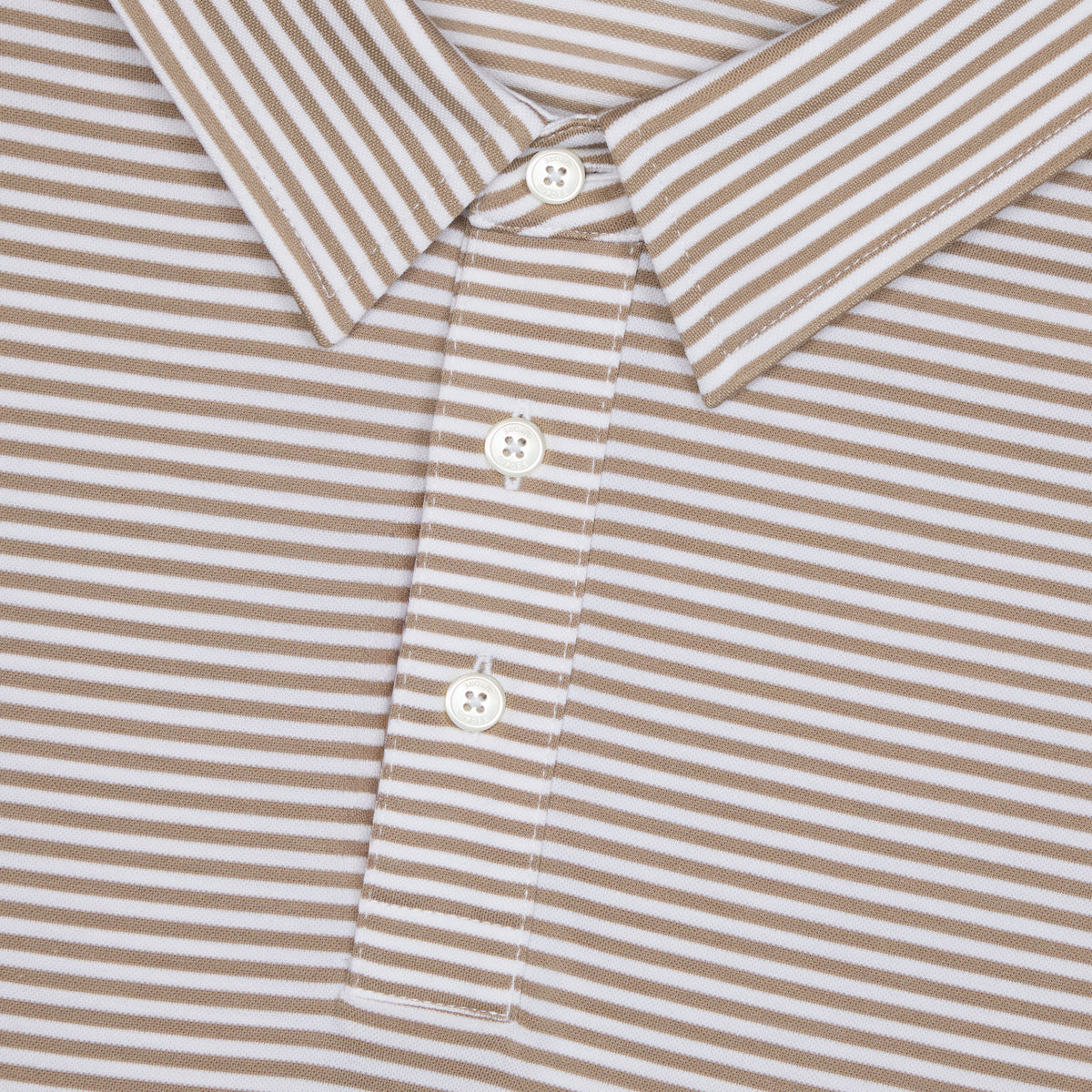 ALL PLAY STRIPE STRETCH KNIT POLO