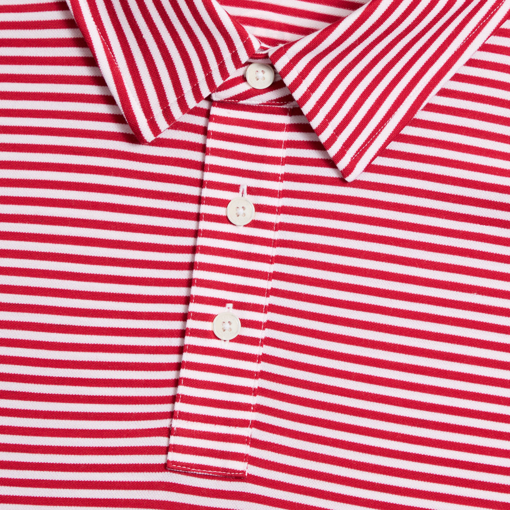 ALL PLAY STRIPE STRETCH KNIT POLO