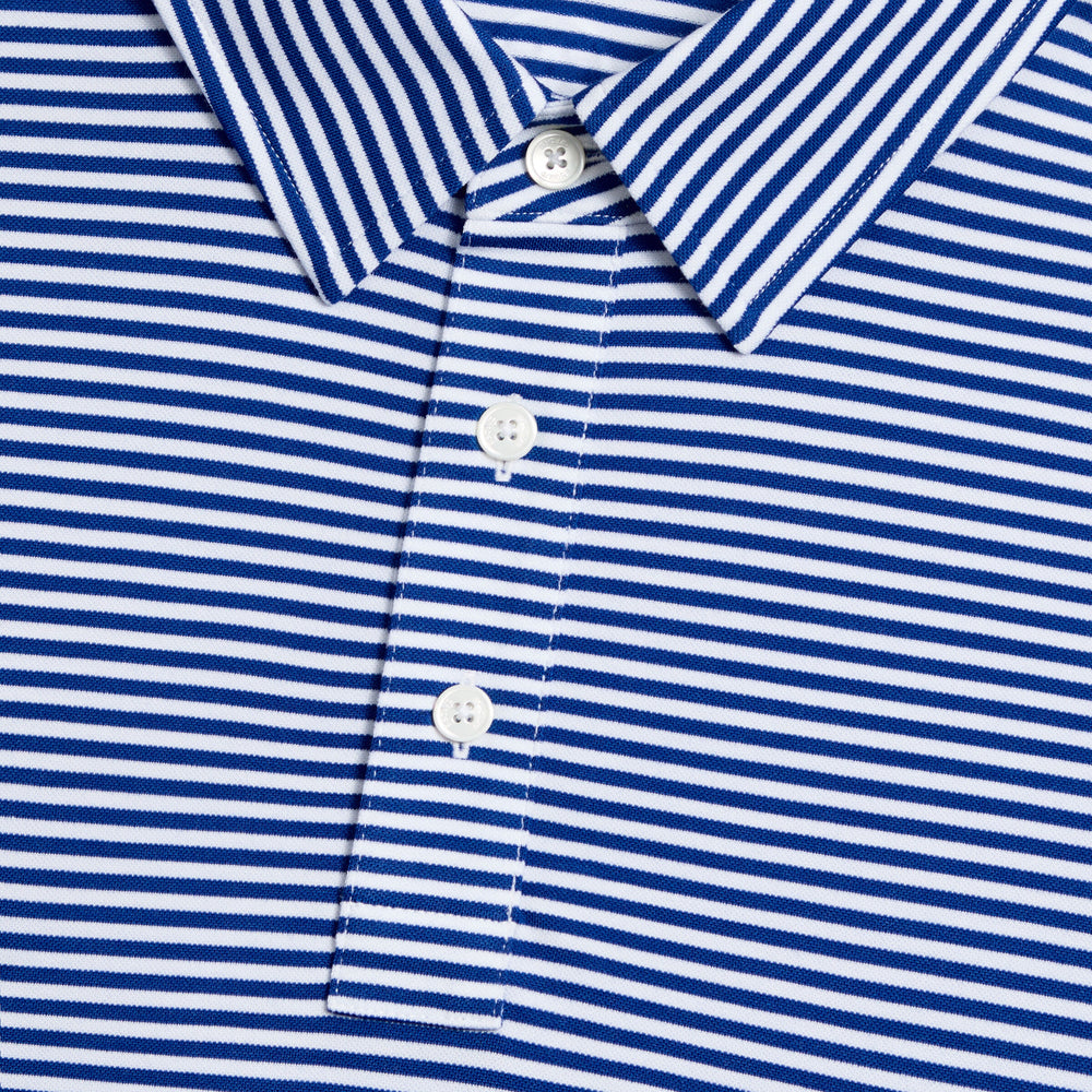 ALL PLAY STRIPE STRETCH KNIT POLO