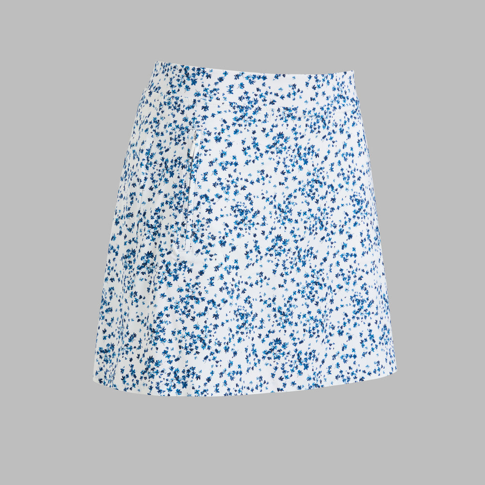 SCATTERED DITZY FLORAL SILKY TECH NLYON SKORT