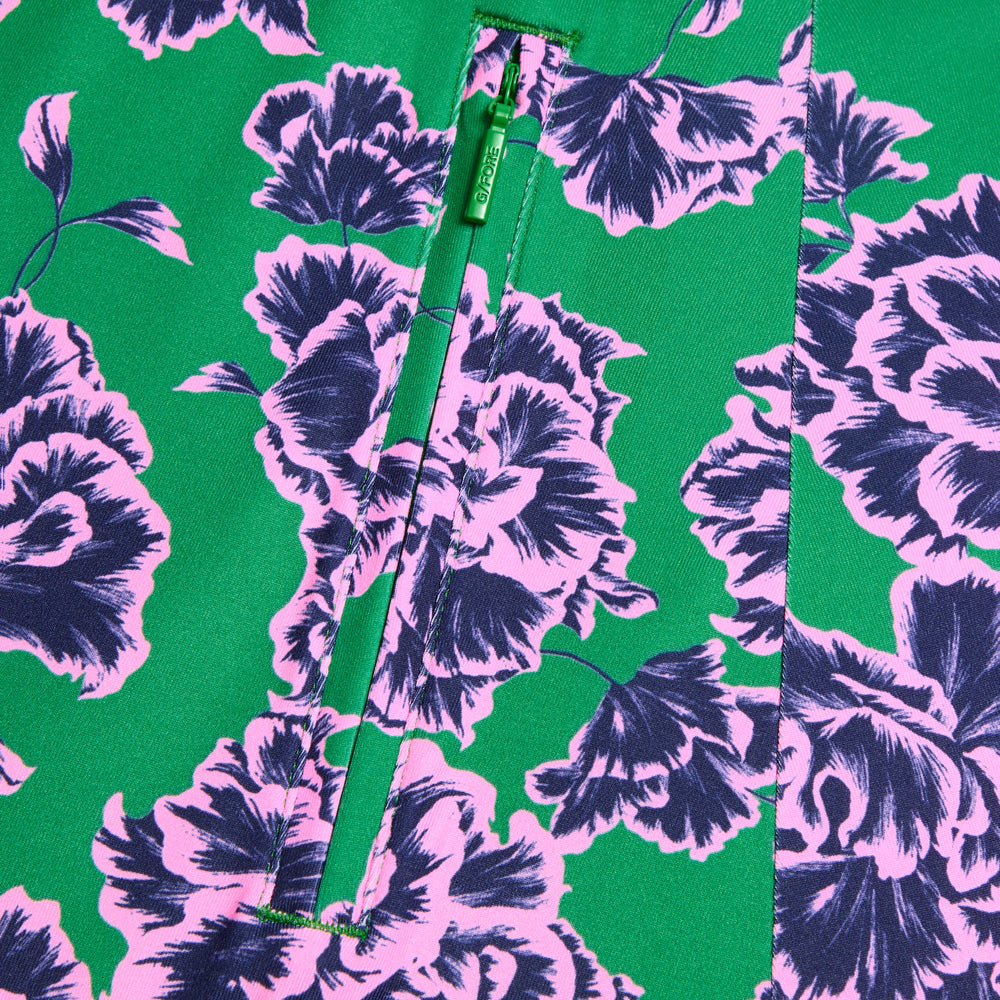 STAMPED FLORAL TECH JERSEY SKORT